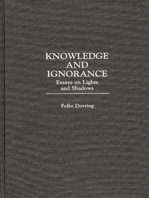 cover image of Knowledge and Ignorance